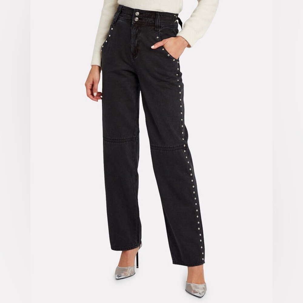 Current/Elliott Debbie Studded High-Rise Jeans Size 25 NWT